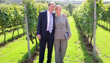 The Duchess of Edinburgh Opens the Domaine Evremond Winery in Kent