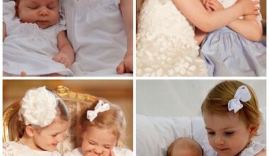 Cousins, Princess Estelle (2012) and Princess Leonore (2014)