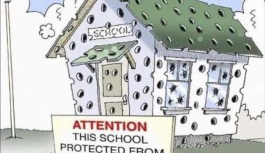 Republican's idea of a well-protected school