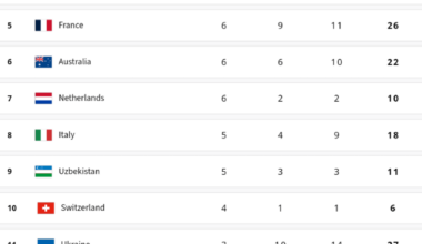 Paralympics medal table after day 4!