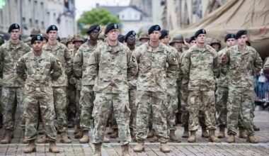 US Army 101st Airborne paratroopers preparing to stage in Cyprus.   First wave arriving.