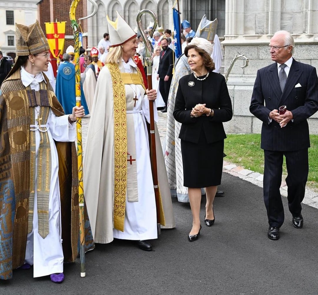 Sweden's King and Queen Attend the Consecration Mass for Two New Bishops