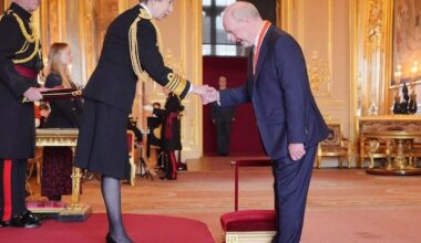 Princess Anne hosts investiture at Windsor Castle