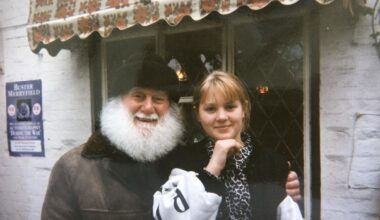 I found this photo from when I met Buster Merryfield in a book shop in the New forest. It was around ‘97. I remember wishing it was David Jason 😟 sorry Buster. Now I just really wish I wasn’t doing that weird pose.