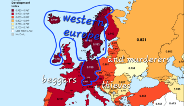 Actual map of western europe