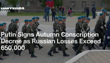 Putin Signs Autumn Conscription Decree as Russian Losses Exceed 650,000