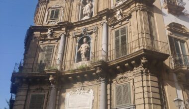 Quattro Canti square, Palermo, Italy.