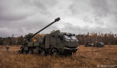 The Ukrainian armed forces received 18 "Bohdana" howitzers, which were financed by Denmark.