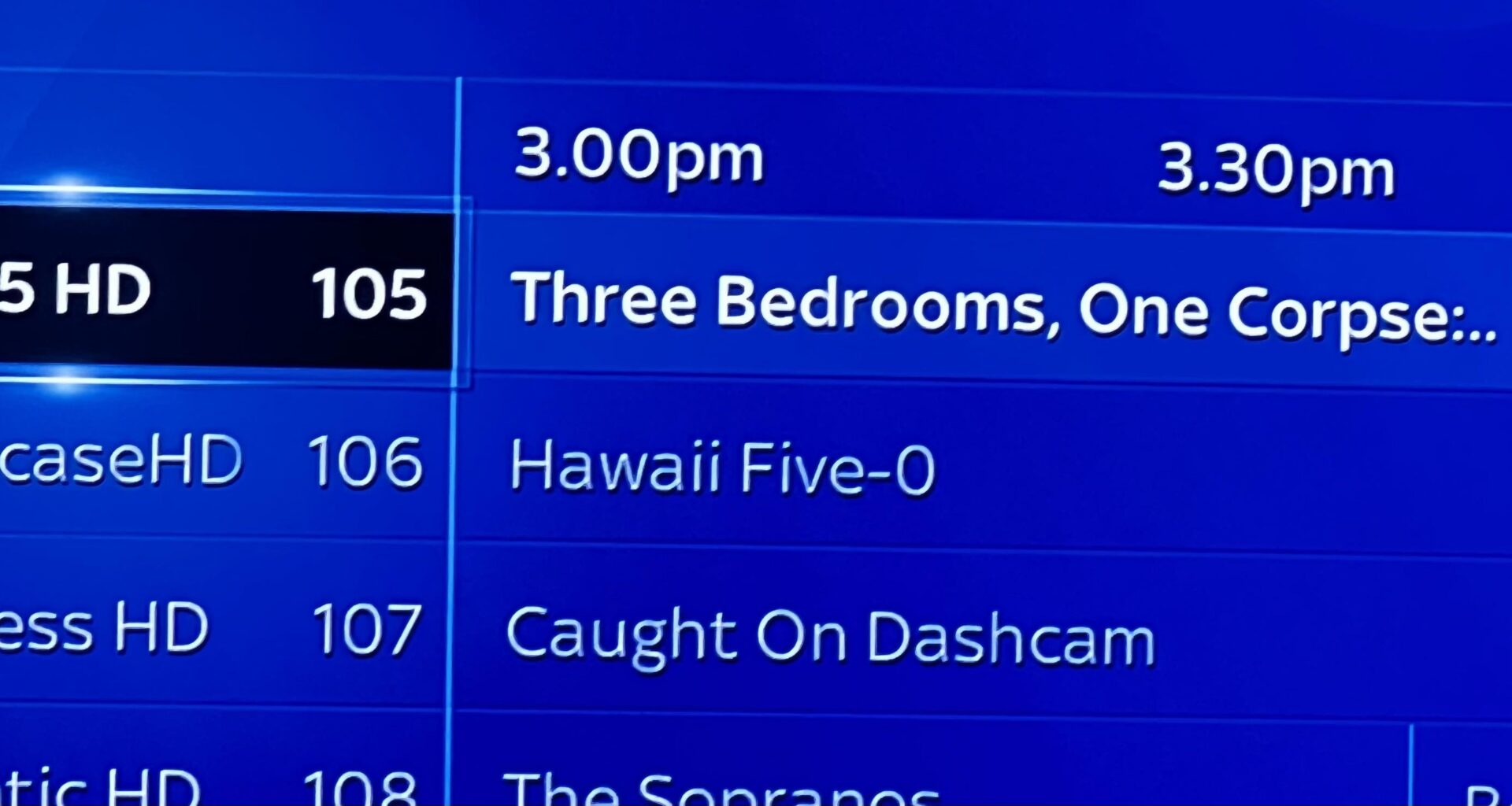 Channel 5 reboot of 4 in a Bed is a bit dark.