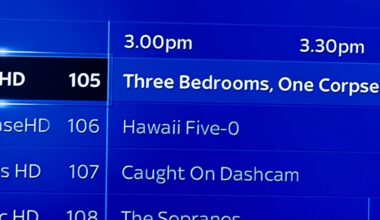 Channel 5 reboot of 4 in a Bed is a bit dark.