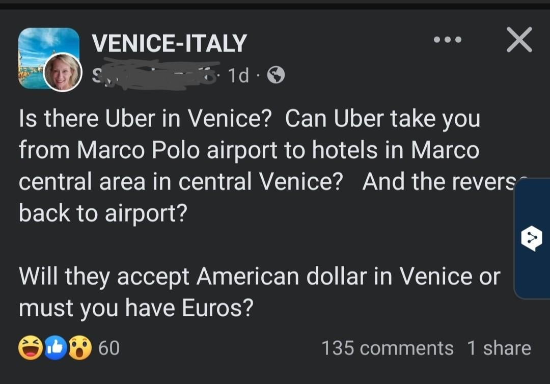 Hey Luigi, why is your country so backward that I can't even drive from the airport to the city center?