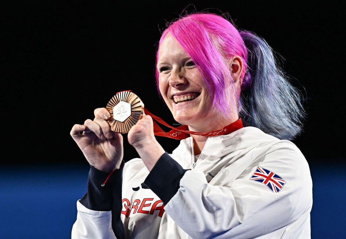 British archer Jodie Grinham became the first pregnant athlete to win a Paralympics medal .