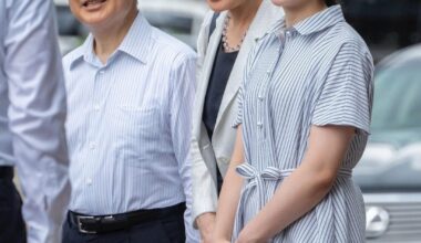 Japan's Imperial Family Arrives at Nasu Imperial Villa for Holiday