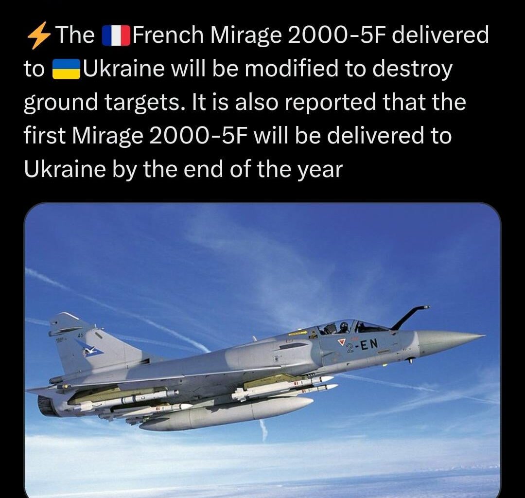 France to deliver Mirage 2000-5F