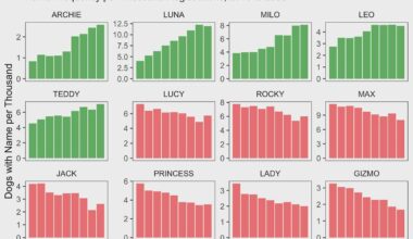 The Fastest-Growing Dog Names in New York City [OC]