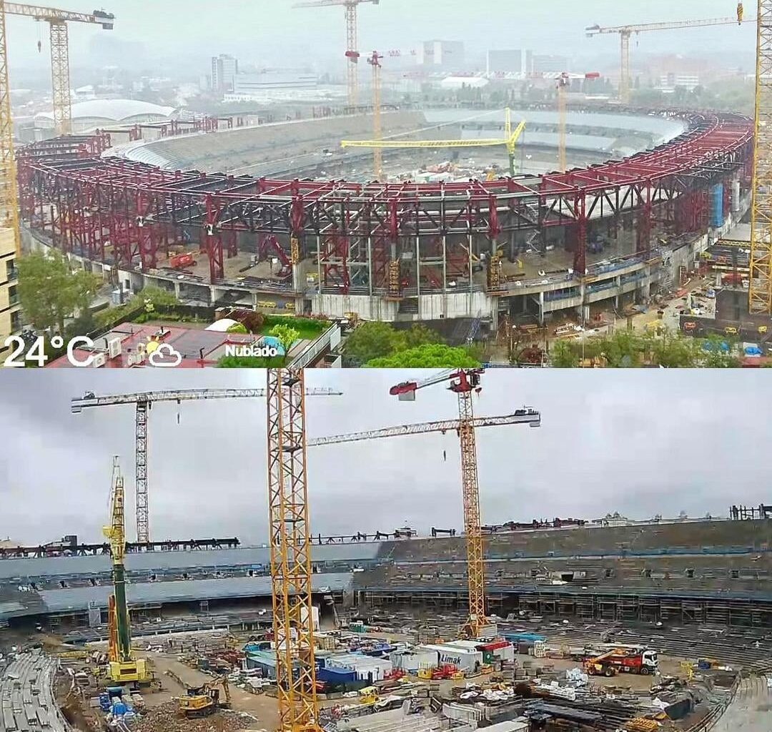 Camp Nou is starting to take shape!