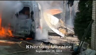 Russia's ongoing brutality in the southern Ukrainian region of Kherson continues escalating as Russian drones hunt individual civilians, in their cars, on streets, at bus stops, up to 60 attacks/day.