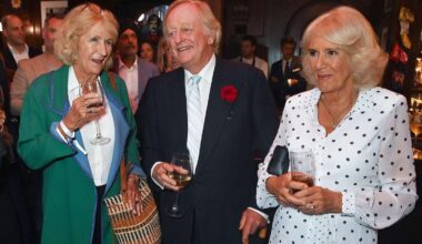 Queen Camilla Reunites with Ex-Husband Andrew Parker Bowles at Their Son Tom's Book Launch