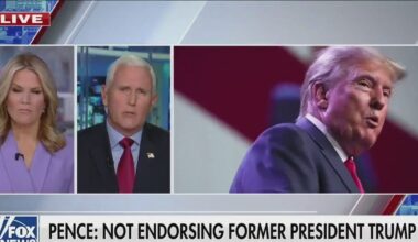 Trump's VP Mike Pence says: "I cannot in good conscience vote for Trump."