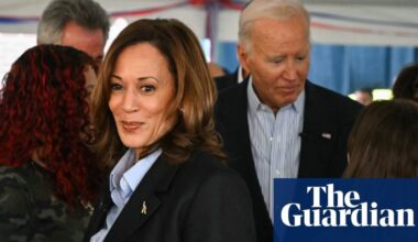 Harris and Biden pitch for steel votes in Pittsburgh in first joint appearance on campaign trail