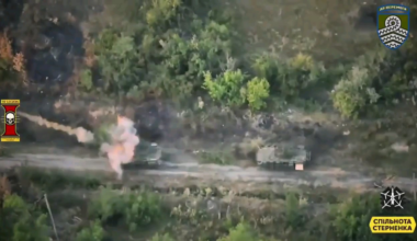 Ukrainian FPV pilot performs incredible flip and airburst into a Russian AFV (59th Motorized Brigade) Sep. 1st publication.