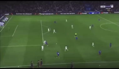 Former Barcelona winger Ousmane Dembélé's shot vs Italy