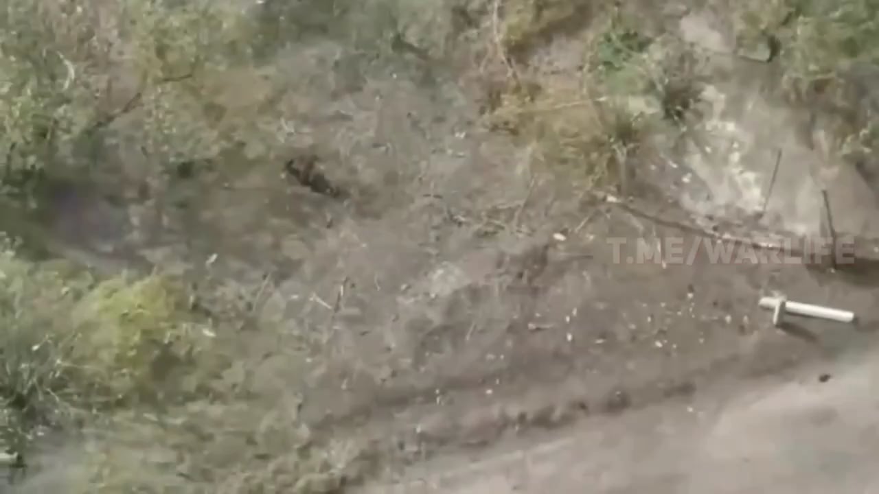 The aftermath of Ukranian tank ambush on Russian BTR-82A in Pokrovsky Direction