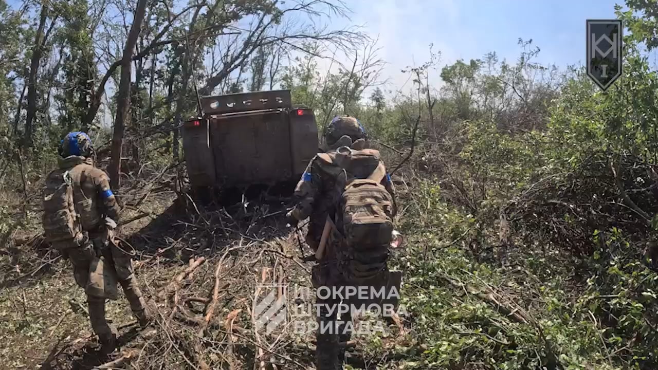 GoPro footage from Ukrainian soldiers of the 1st Mechanized Infantry Battalion of the 3rd Assault Brigade, Kharkiv region