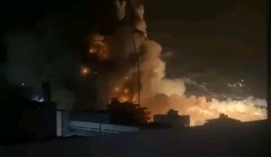 Israeli airstrikes on the Beirut suburb of Dahiyeh tonight.