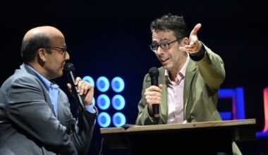 Nicolas Bouzou, grand témoin des Trophées des entreprises d'Eure-et-Loir, a prononcé un discours contre le "pessimisme ambiant"