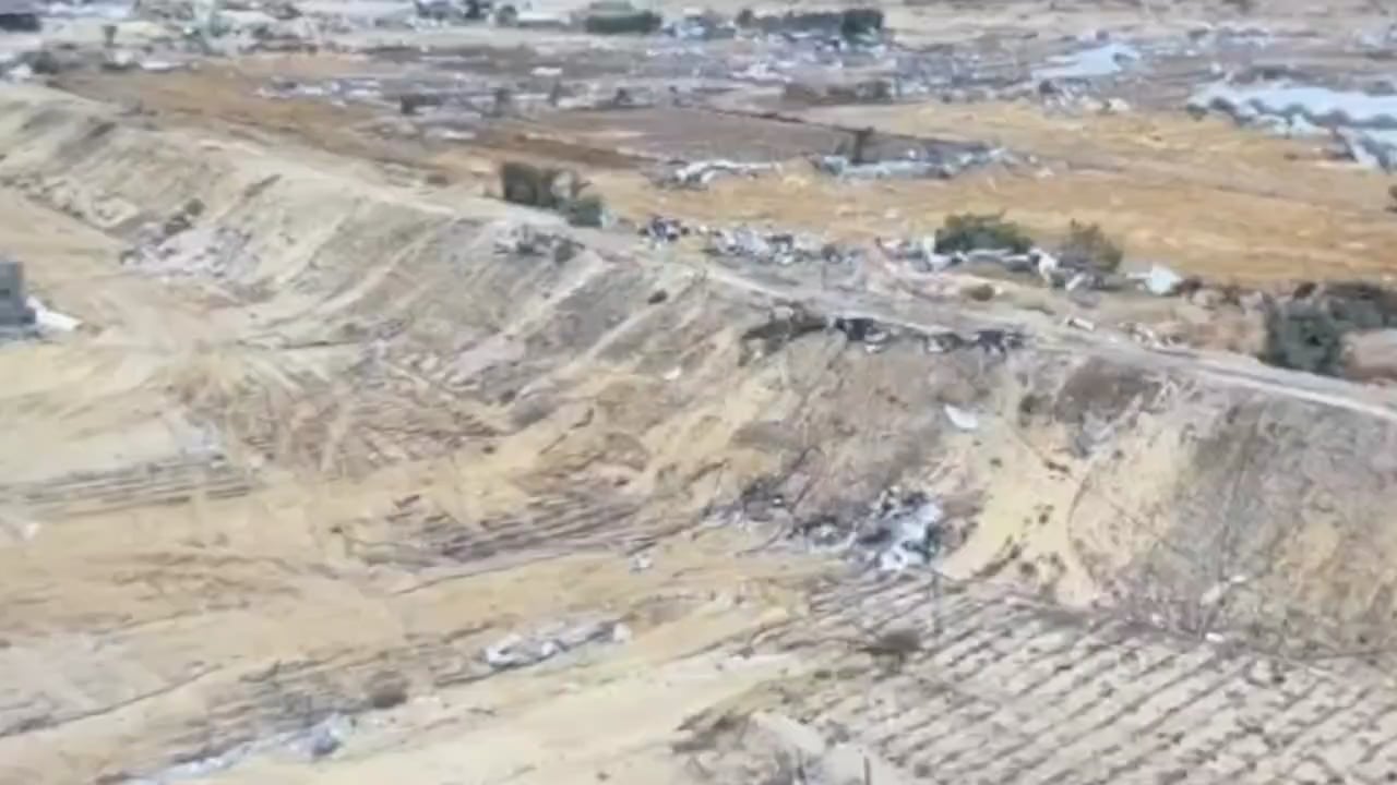 The IDF’s 401st Brigade destroys a Hamas rocket stockpile in Tel al-Sultan, Rafah