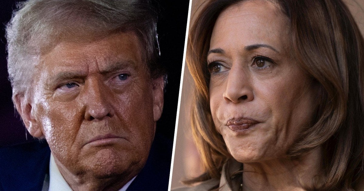 Kamala Harris blasts Donald Trump for playing political games with border policy