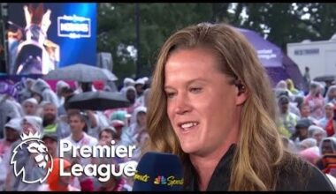 USWNT's Alyssa Naeher reflects on winning Olympic gold at Premier League Fan Fest | NBC Sports