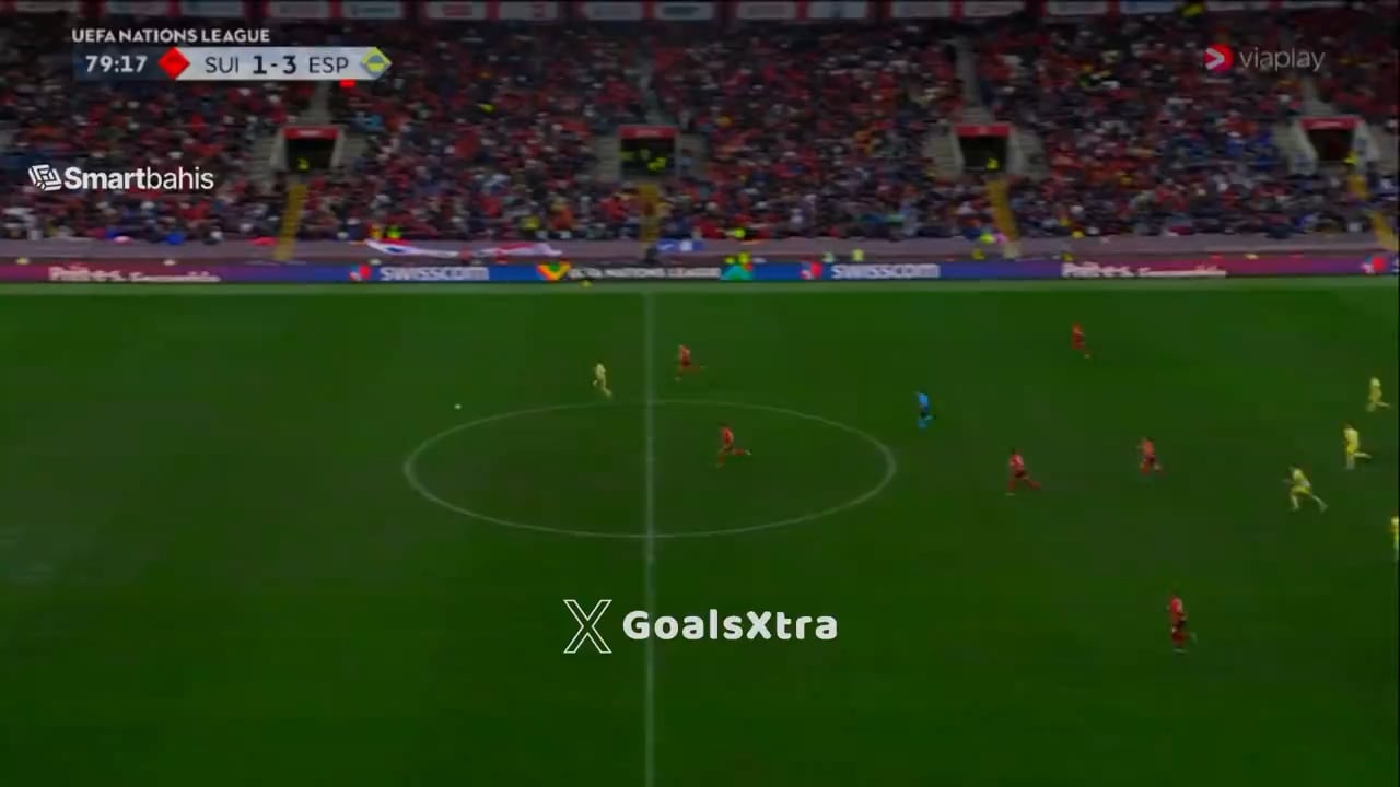 Ferran Torres Goal against Switzerland to make it 4-1