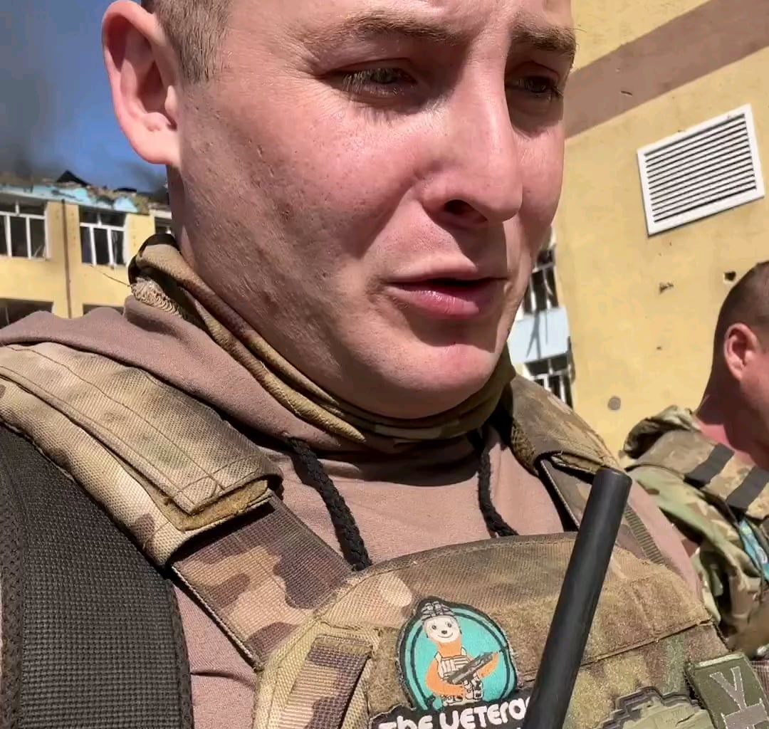 Ukrainian tank commander of the 54th Mechanized Brigade can not understand why the Russian Army shelled a school not used by the military and located far behind the contact line. Siversk region. September 2024.