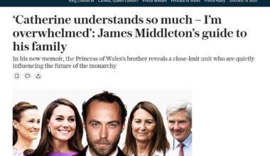 Catherine understands so much – I’m overwhelmed’: James Middleton’s guide to his family