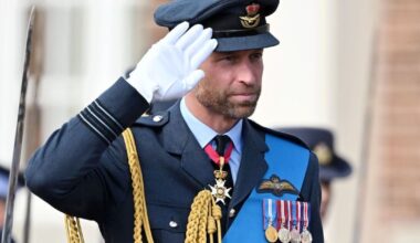 Prince William shows off beard as he steps in for King Charles at Sovereign’s Parade