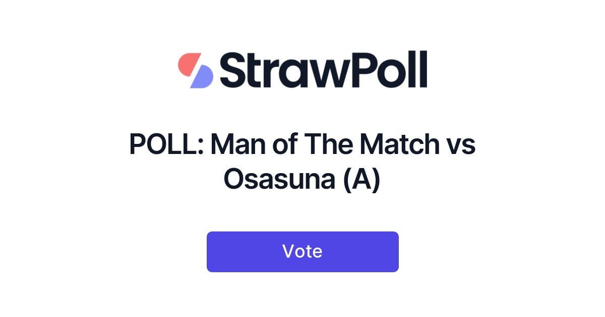 POLL: Man of The Match vs Osasuna