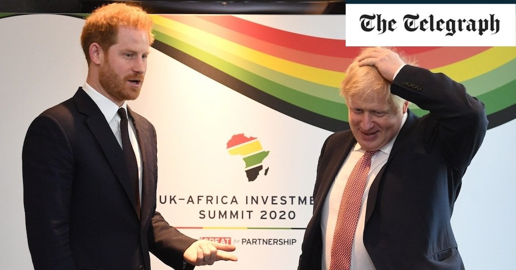 I told Prince Harry not to leave UK, says Boris Johnson