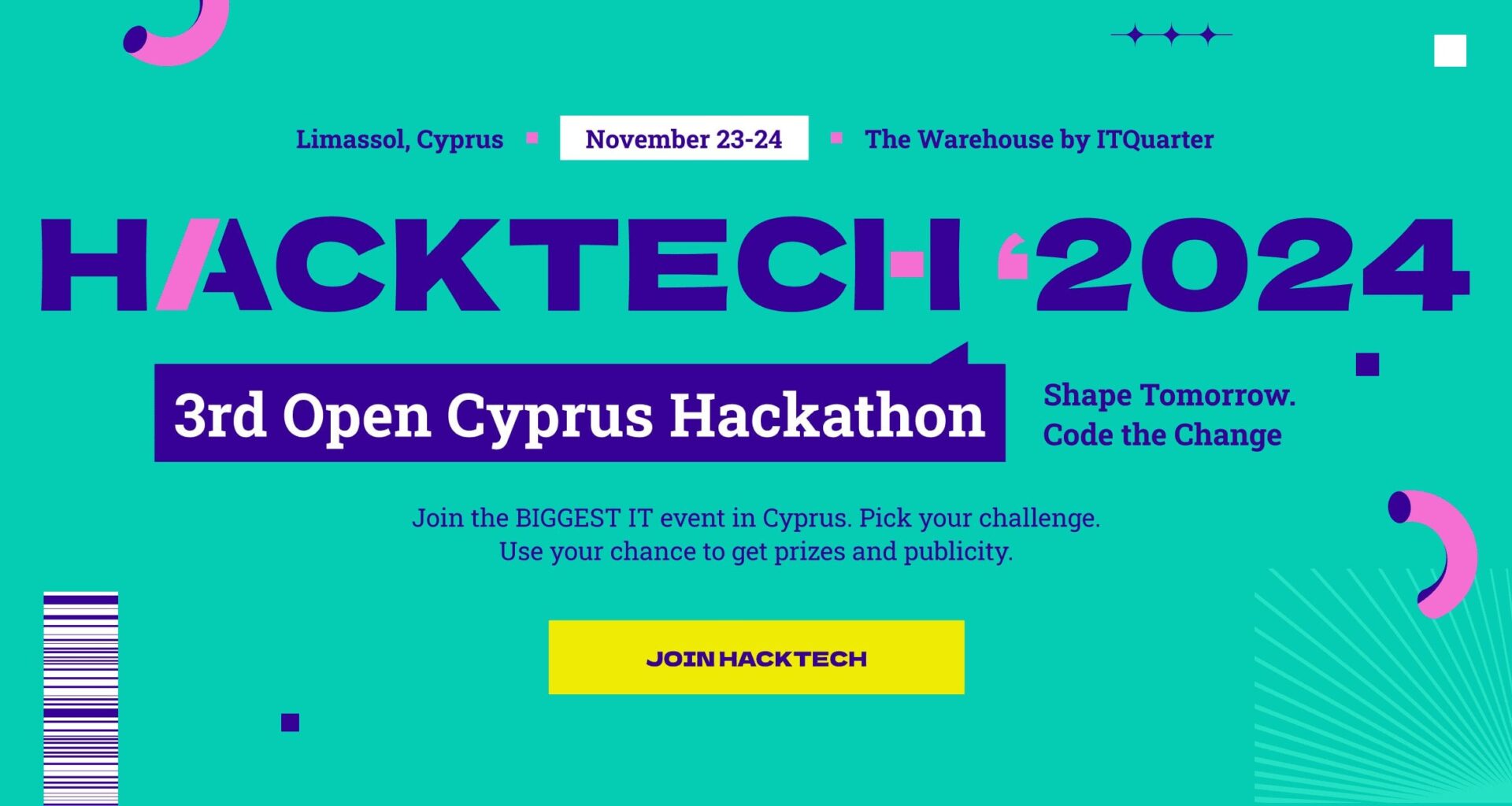 Join the Biggest Tech Event in Cyprus – HackTech 2024 Hackathon!