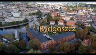 Bydgoszcz, Poland from above.