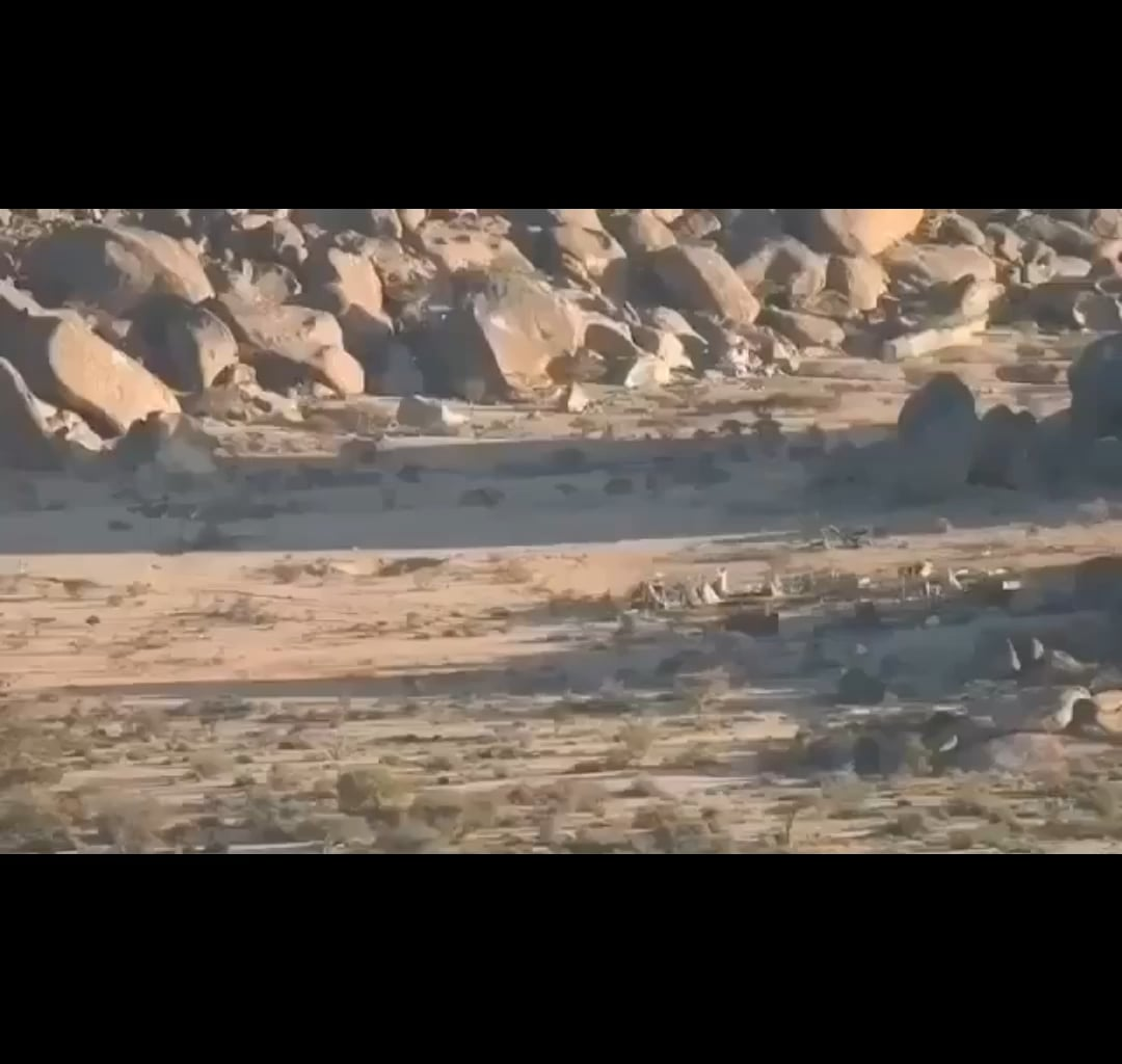 An ambush on a Houthi vehicle by the Saudi army