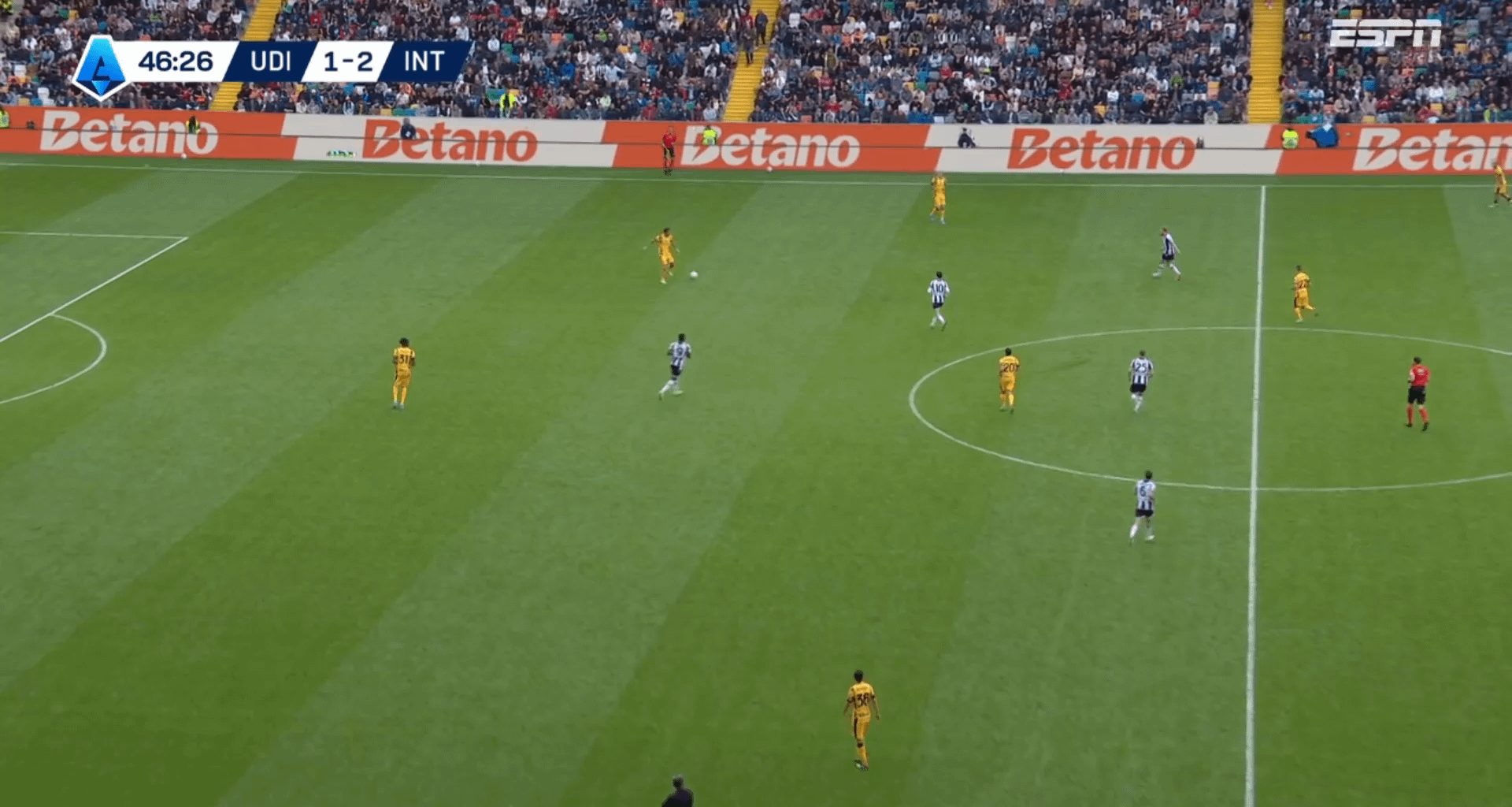 Udinese 1-[3] Inter- Lautaro Martínez 47'