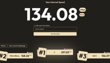 My friend worked on an internet speed test and leaderboard app. Curious to see what consumer internet speed data is like