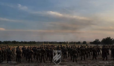 Azov brigade awarded honors for successes and not losing a single position