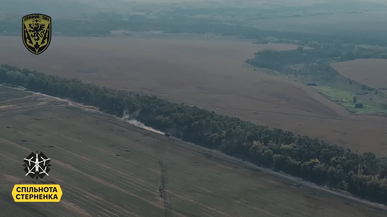 UA fpv hits russian BMP3 with following ammo dump detonation, Kursk, Sep 2024