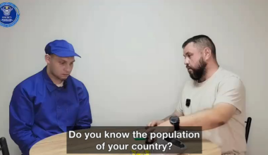 It's quite common for Russian POWs to be unaware of their country's total population, but this is next level