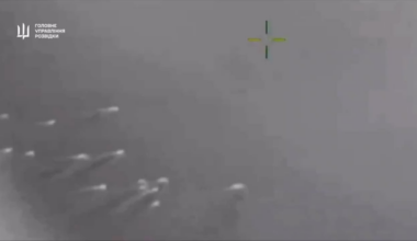 GUR publishes the full video of the raid on "Crimea-2" drilling rig in the Black Sea on September 11.