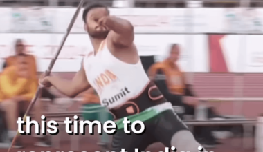 Sumit Antil, world's number 1 para javelin thrower.