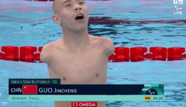 China keeps breaking records in performance. The swimmer Guo is on another level, he seems like a high-speed boat, and we are being left in the dust. Truly admirable.